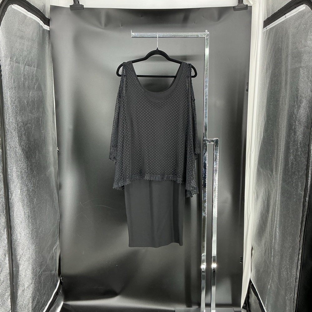 Elegant Black Layered Dress